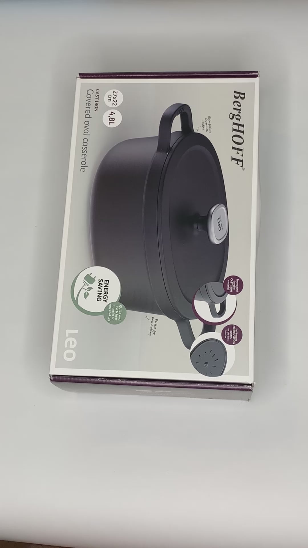PROMO Fonte de graphite – 2 casseroles + poêle à griller GRATUITE