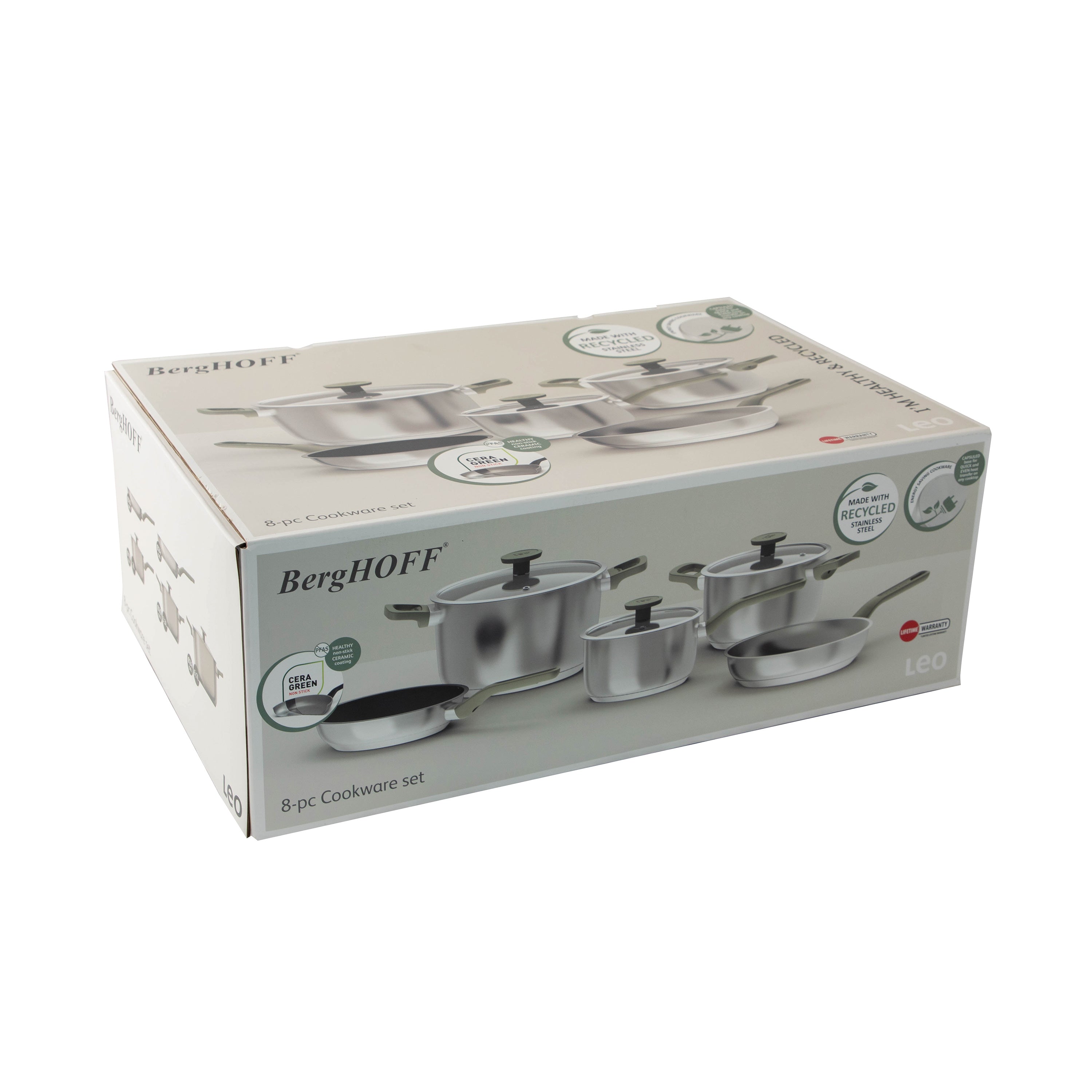LEO set de 8 casseroles Bolt