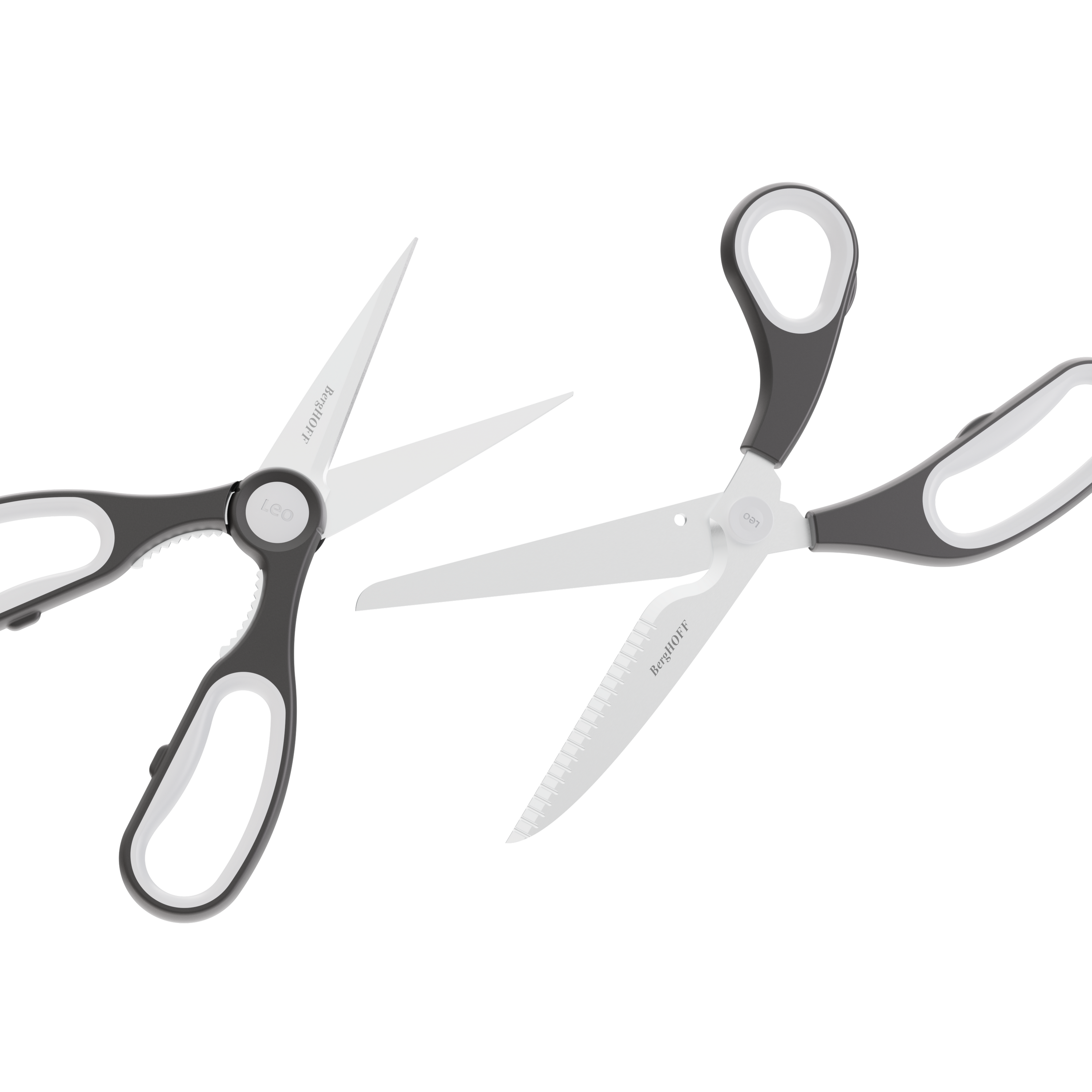 Ciseaux de cuisine multifonctions LEO avec étui magnétique Graphite 23cm