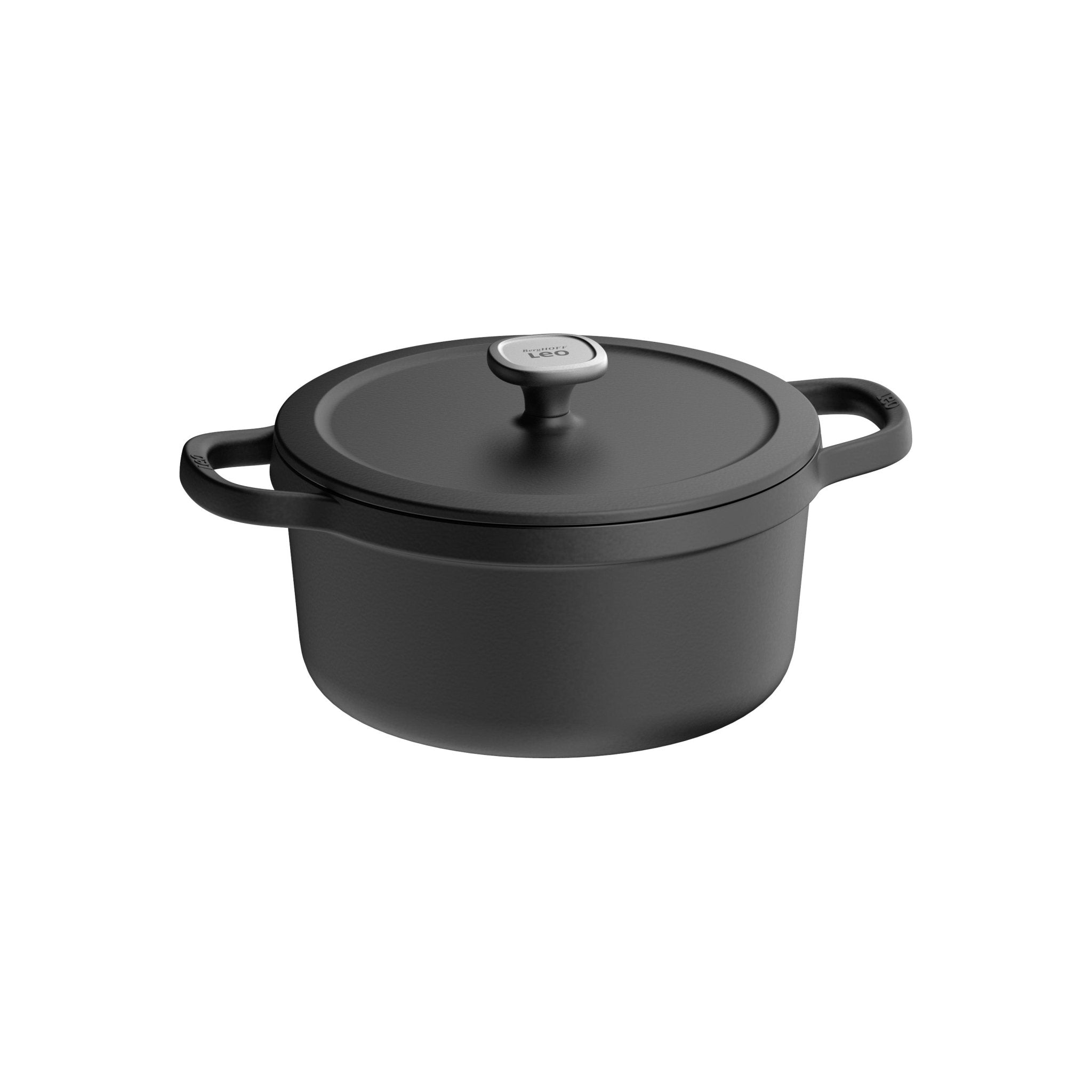 Productafbeelding van LEO Kookpot met deksel Graphite Cast iron - Ø 26cm