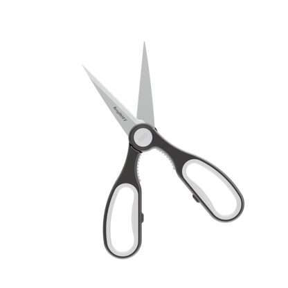 Ciseaux de cuisine multifonctions LEO avec étui magnétique Graphite 23cm