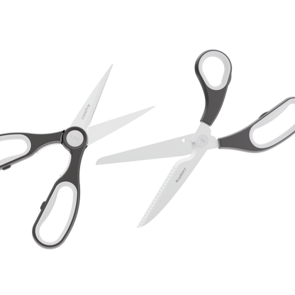 Ciseaux de cuisine multifonctions LEO avec étui magnétique Graphite 23cm